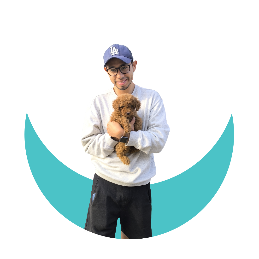 Familia Real Friend con su cachorro